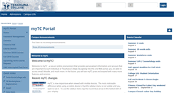 Desktop Screenshot of my.texarkanacollege.edu